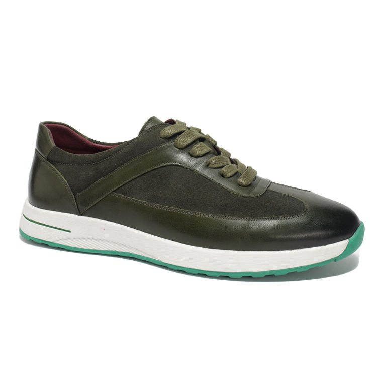 Premium Suede Urban Walkers — Classic Lace-Up Casual Sneakers