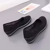 Lace Hollow-Out Breathable Flat Shoes for Women - Summer Comfort Loafers